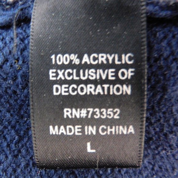 Vintage Womens Ugly Christmas Sweater Penguin Crew Neck Size Large - Picture 5 of 7